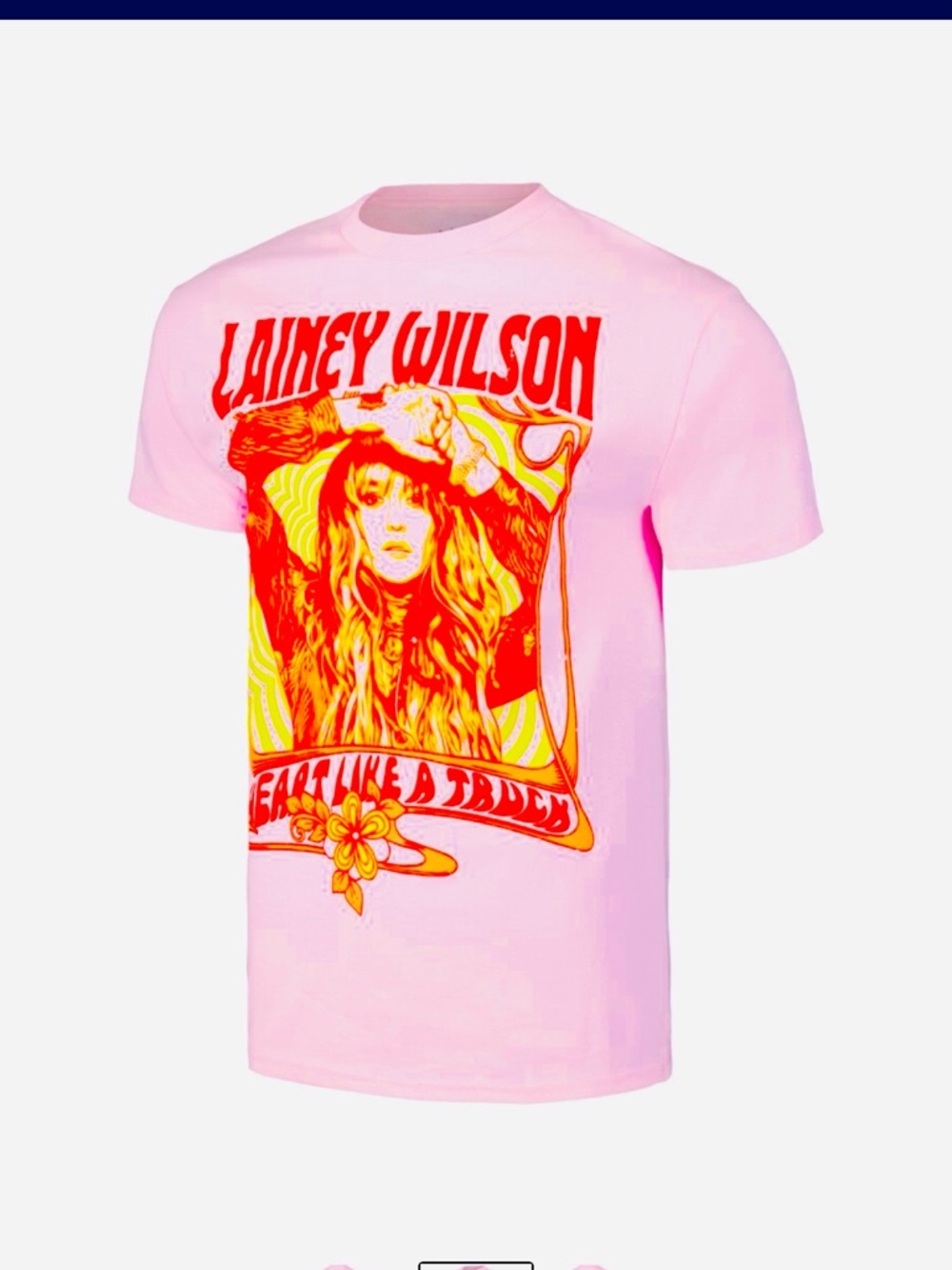 Lainey Wilson Pink Graphic Tee